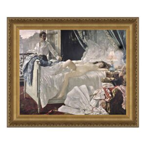 Design Toscano DA1232 33 1/4 Inch Rolla Framed Canvas Replica Painting - Small