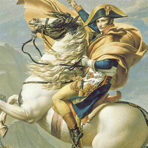 Design Toscano DA1345 48 1/4 Inch Napoleon Crosses The Alps 1805 Canvas Replica Painting - Grande