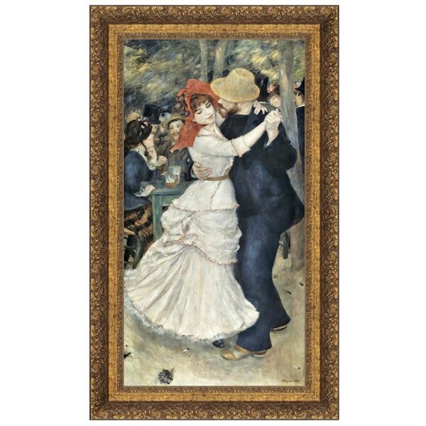 Design Toscano DA1463 23 Inch La Danse a Bougival Canvas Replica Painting - Large