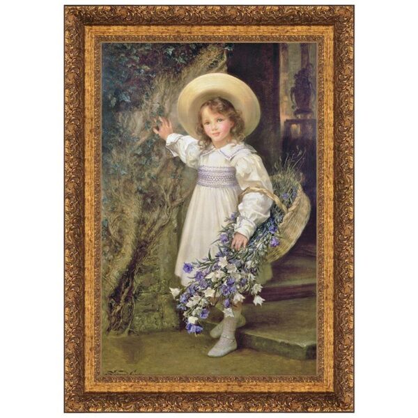 Design Toscano DA1484 32 1/2 Inch Summer Blooms Canvas Replica Painting - Grande