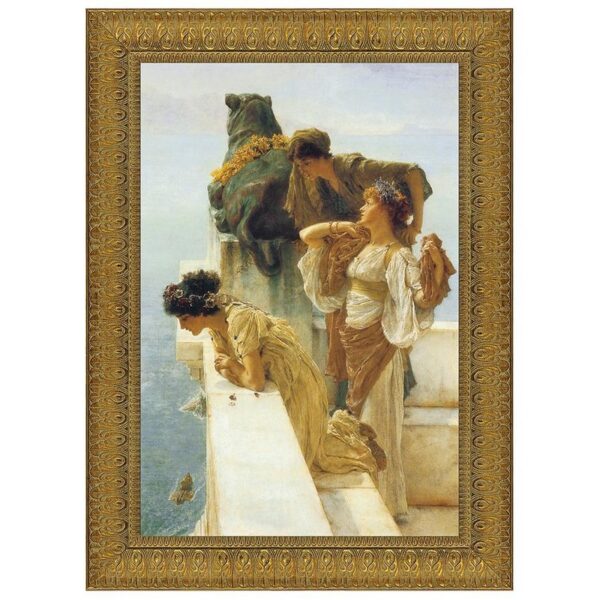 Design Toscano DA1644 34 1/2 Inch A Coign of Vantage 1895 Canvas Replica Painting - Grande