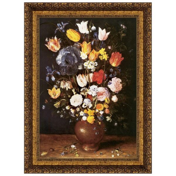 Design Toscano DA1703 27 Inch Bouquet of Flowers 1608 Canvas Replica Painting - Large