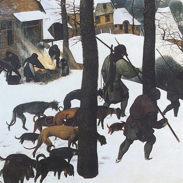 Design Toscano DA1712 27 1/2 Inch The Hunters in The Snow 1565 Canvas Replica Painting - Medium