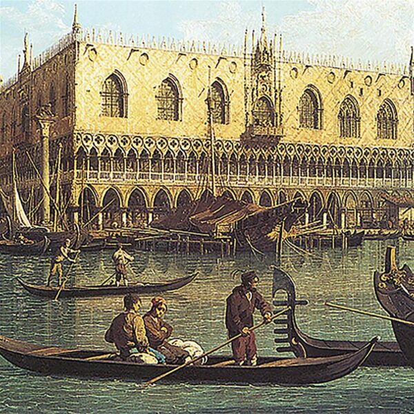 Design Toscano DA1733 41 1/4 Inch View of The Bacino Di San Marco St Marks Basin 1730-35 Canvas Replica Painting - Large