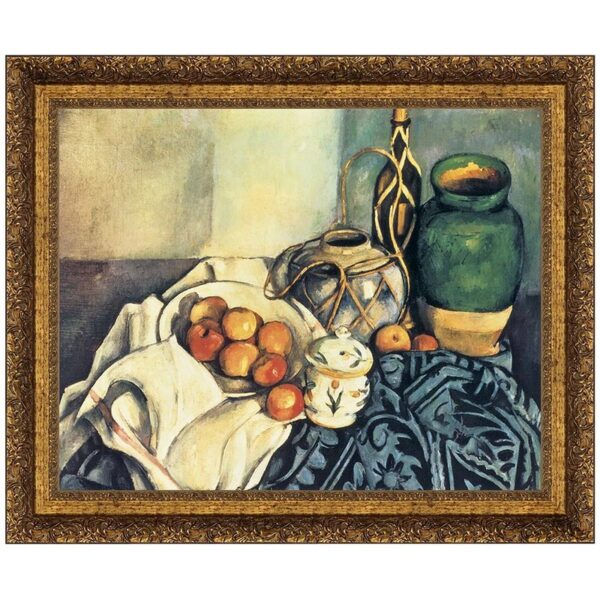 Design Toscano DA1754 46 Inch Still Life with Apples 1894 Canvas Replica Painting - Grande