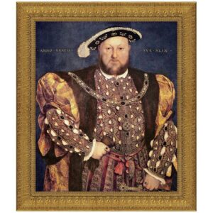 Design Toscano DA1854 37 1/2 Inch Henry VIII 1540 Canvas Replica Painting - Grande