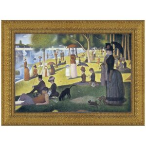 Design Toscano DA1932 28 1/2 Inch Sunday Afternoon On The Island of La Grande Jatte 1886 Canvas Replica Painting - Medium