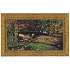 Design Toscano DA1992 28 1/2 Inch Ophelia 1851-52 Canvas Replica Painting - Medium