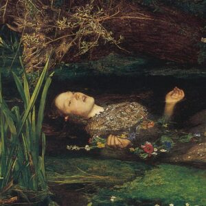 Design Toscano DA1992 28 1/2 Inch Ophelia 1851-52 Canvas Replica Painting - Medium