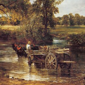 Design Toscano DA2012 29 1/2 Inch The Hay Wain 1821 Canvas Replica Painting - Medium