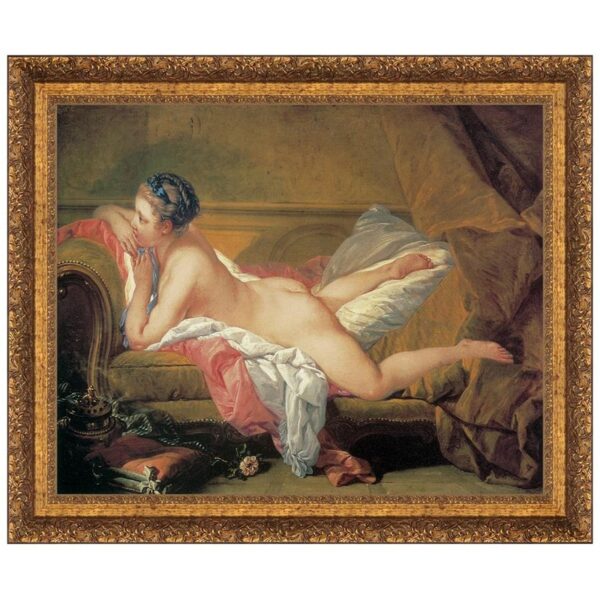 Design Toscano DA2052 27 Inch The Blond Odalisque 1752 Canvas Replica Painting - Medium