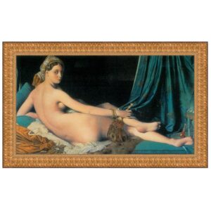 Design Toscano DA2164 48 1/2 Inch Le Grande Odalisque 1814 Canvas Replica Painting - Grande