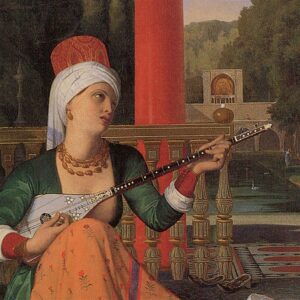 Design Toscano DA2174 49 1/4 Inch Odalisque with Slave 1842 Canvas Replica Painting - Grande