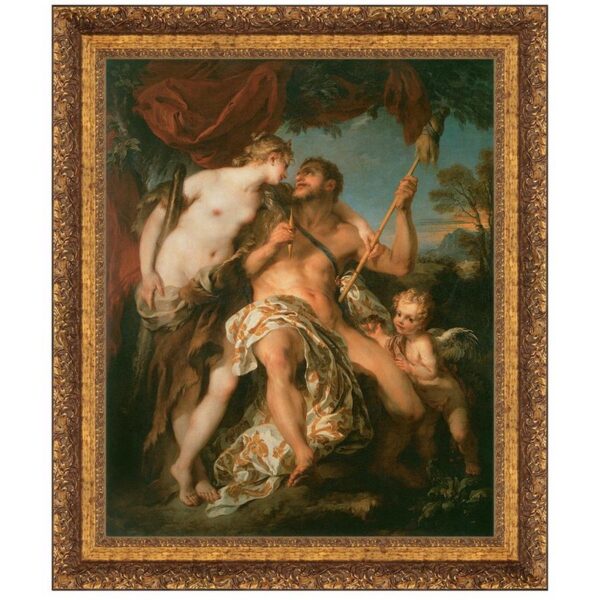 Design Toscano DA2204 39 Inch Hercules and Omphale 1724 Canvas Replica Painting - Grande