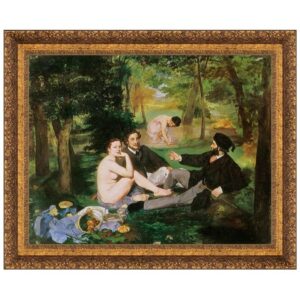 Design Toscano DA2222 27 Inch Luncheon On The Grass 1863 Canvas Replica Painting - Medium