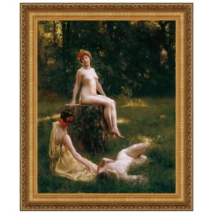 Design Toscano DA2363 33 1/4 Inch The Glade 1900 Canvas Replica Painting - Large