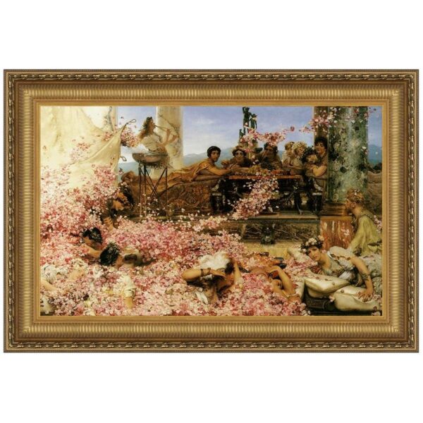 Design Toscano DA2422 29 1/4 Inch The Roses of Heliogabalus 1888 Canvas Replica Painting - Medium