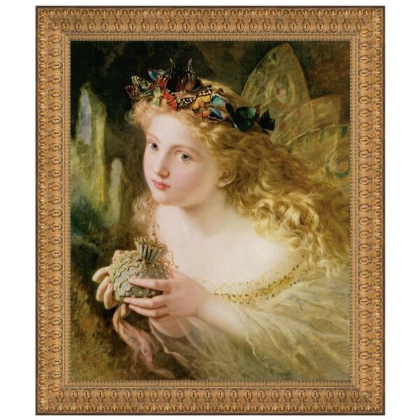 Design Toscano DA2433 35 Inch Take Fair Face 1870 Framed Woman Canvas Replica Painting - Large