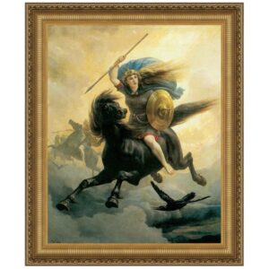 Design Toscano DA2454 40 1/4 Inch Valkyrie 1865 Canvas Replica Painting - Grande