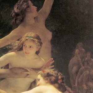 Design Toscano DA2472 22 3/4 Inch Nymphs and Satyr 1873 Canvas Replica Painting - Medium