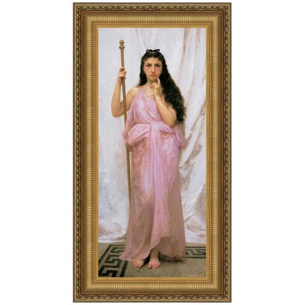 Design Toscano DA2491 13 3/4 Inch Young Priestess 1902 Canvas Replica Painting - Small