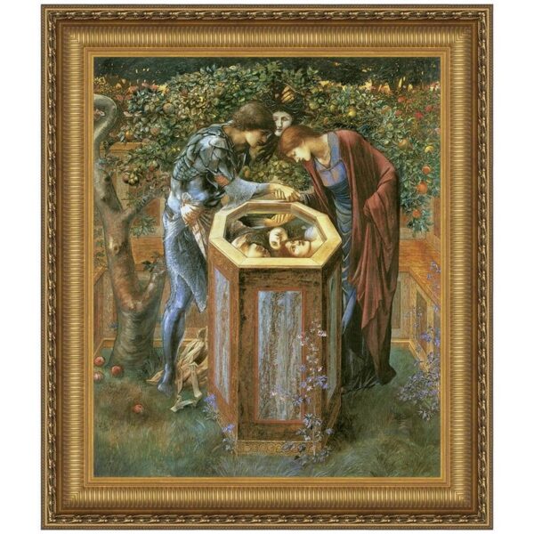 Design Toscano DA2522 25 3/4 Inch The Baleful Head 1886 Canvas Replica Painting - Medium