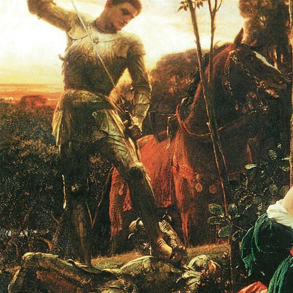 Design Toscano DA2544 23 3/4 Inch Chivalry 1885 Canvas Replica Painting - Grande