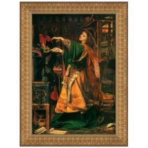 Design Toscano DA2632 22 Inch Morgan Le Fay 1864 Canvas Replica Painting - Medium