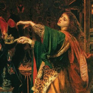 Design Toscano DA2631 13 1/2 Inch Morgan Le Fay 1864 Canvas Replica Painting - Small