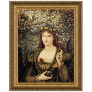 Design Toscano DA2671 15 1/4 Inch Madonna Pietra Degli Scrovigni 1884 Canvas Replica Painting - Small