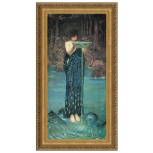 Design Toscano DA2694 27 1/4 Inch Circe Invidiosa Framed Canvas Replica Painting - Grande