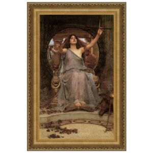 Design Toscano DA2702 19 3/4 Inch Circe Offering The Cup To Ulysses 1891 Canvas Replica Painting - Medium