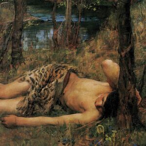 Design Toscano DA2732 27 1/4 Inch a Naiad 195 Canvas Replica Painting - Medium