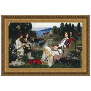 Design Toscano DA2743 39 3/4 Inch St Cecilia 1895 Canvas Replica Painting - Large