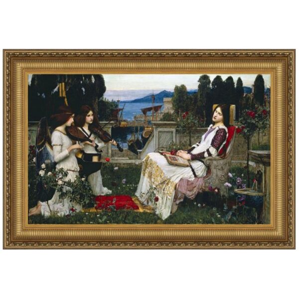 Design Toscano DA2744 49 1/4 Inch St Cecilia 1895 Canvas Replica Painting - Grande