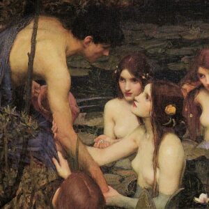 Design Toscano DA2752 29 1/4 Inch Hylas and The Nymphs 1896 Canvas Replica Painting - Medium