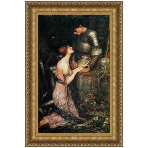 Design Toscano DA2783 26 3/4 Inch Lamia 1905 Canvas Replica Painting - Large