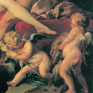 Design Toscano DA3014 38 1/4 Inch Hercules and Omphale 1735 Canvas Replica Painting - Grande