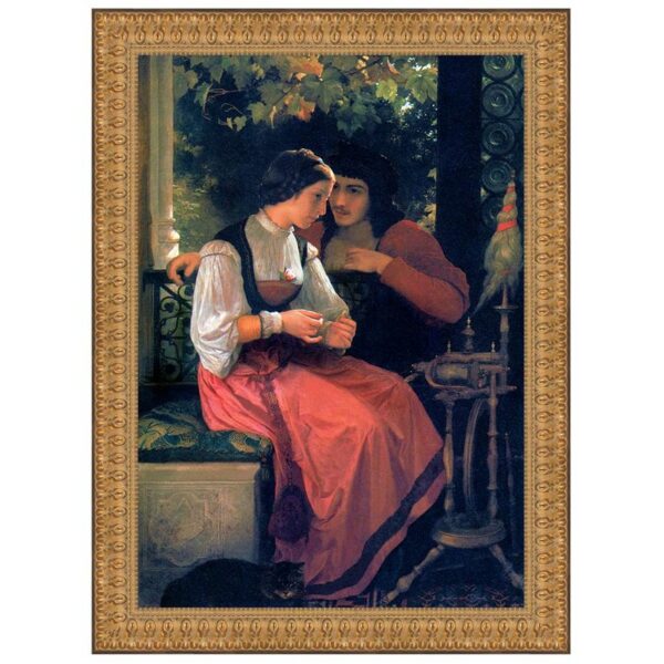 Design Toscano DA3024 36 Inch The Proposal 1872 Canvas Replica Painting - Grande