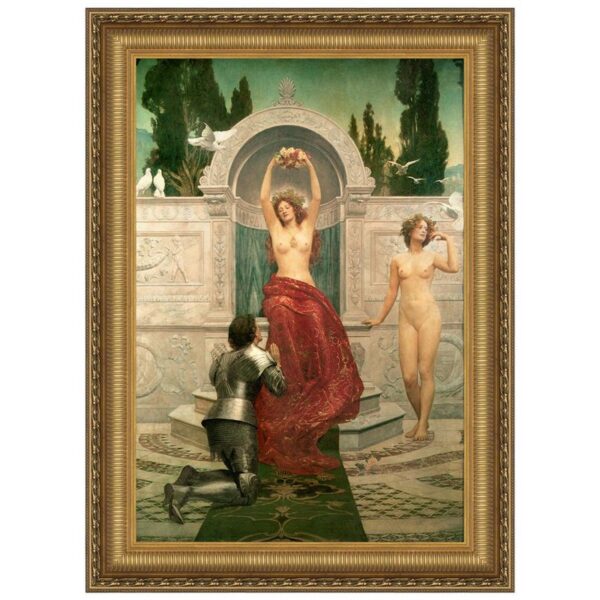 Design Toscano DA3042 22 1/4 Inch in The Venusberg 1901 Canvas Replica Painting - Medium