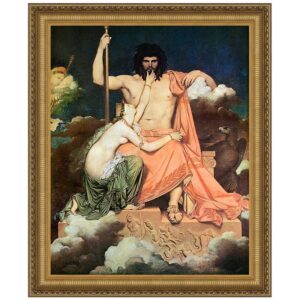 Design Toscano DA3132 24 3/4 Inch Jupiter and The tis 1811 Canvas Replica Painting - Medium