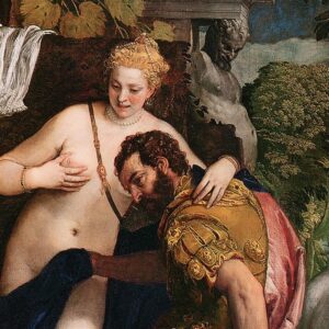 Design Toscano DA3222 24 1/4 Inch Venus and Mars United by Love 1570 Canvas Replica Painting - Medium