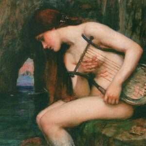 Design Toscano DA3252 22 1/4 Inch The Siren 1900 Canvas Replica Painting - Medium