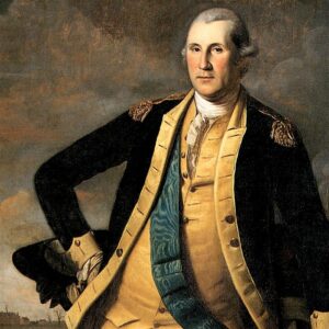 Design Toscano DA3273 28 1/4 Inch George Washington at The Battle of Princeton 1781 Framed Canvas Replica Painting - Large