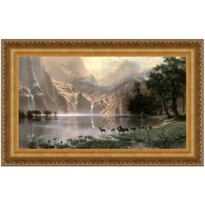 Design Toscano DA3353 40 1/4 Inch Among The Sierra Nevada 1868 Canvas Replica Painting - Large