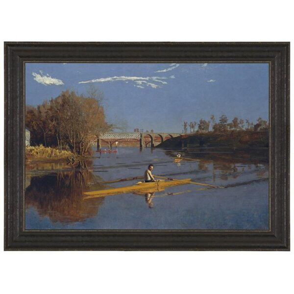 Design Toscano DA3393 39 1/2 Inch The Champion Single Sculls 1871 Canvas Replica Painting - Large