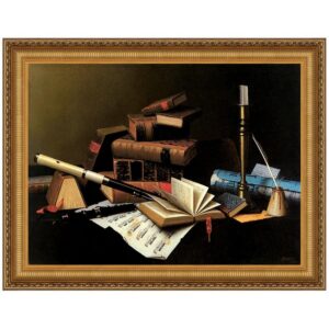 Design Toscano DA3412 27 1/4 Inch Music and Literature 1878 Canvas Replica Painting - Medium