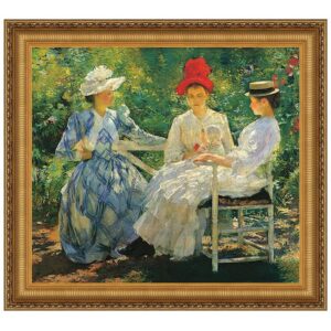 Design Toscano DA3473 38 3/4 Inch Three Sisters a Study in June Sunlight 1890 Canvas Replica Painting - Large