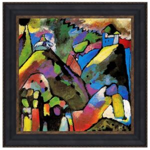 Design Toscano DA3662 21 3/4 Inch Improvisation IX 1910 Framed Canvas Replica Painting - Medium