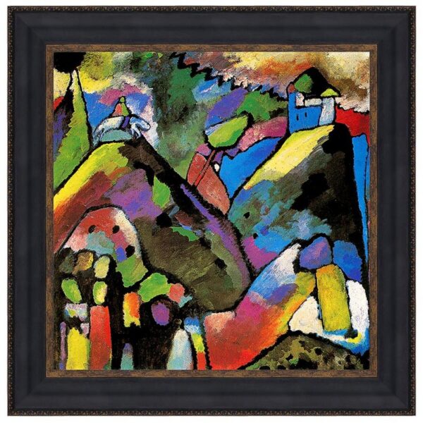 Design Toscano DA3664 37 3/4 Inch Improvisation IX 1910 Framed Canvas Replica Painting - Grande